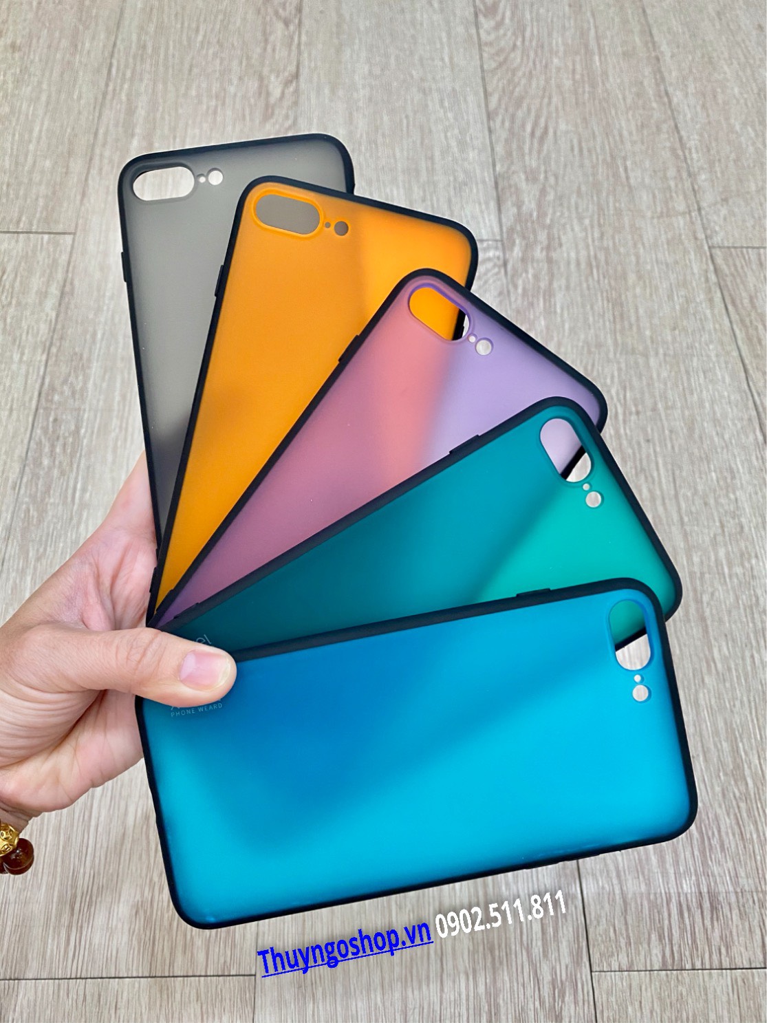 Iphone 11/11 Pro/11 pro max/X/XR/7plus/Xs Max/8plus - Ốp lưng màu nhám chống vân tay