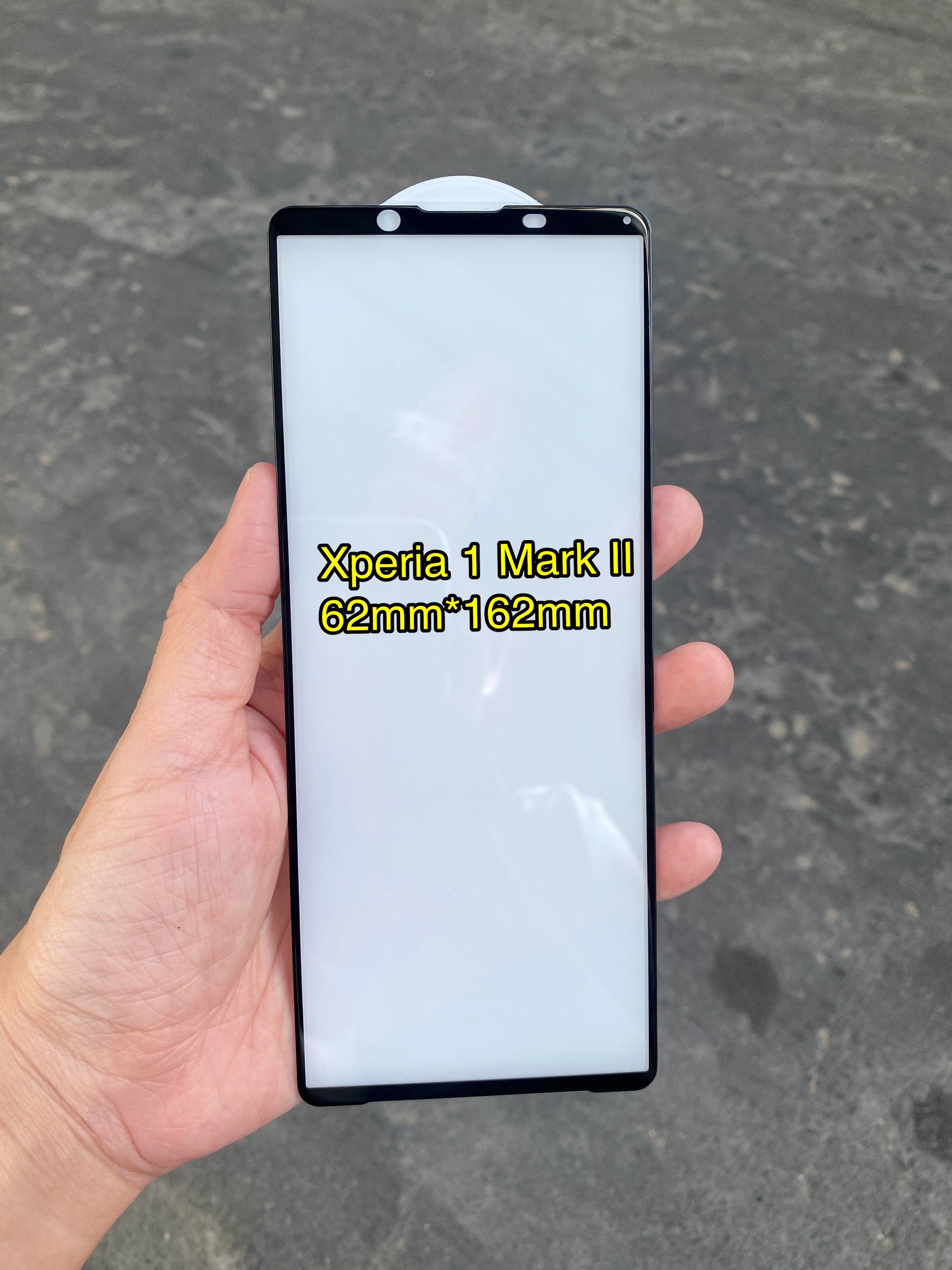 Kính cường lực full màn hình Sony Xperia 1 Mark II keo 100% toàn màn hình, cảm ứng nhạy 100%