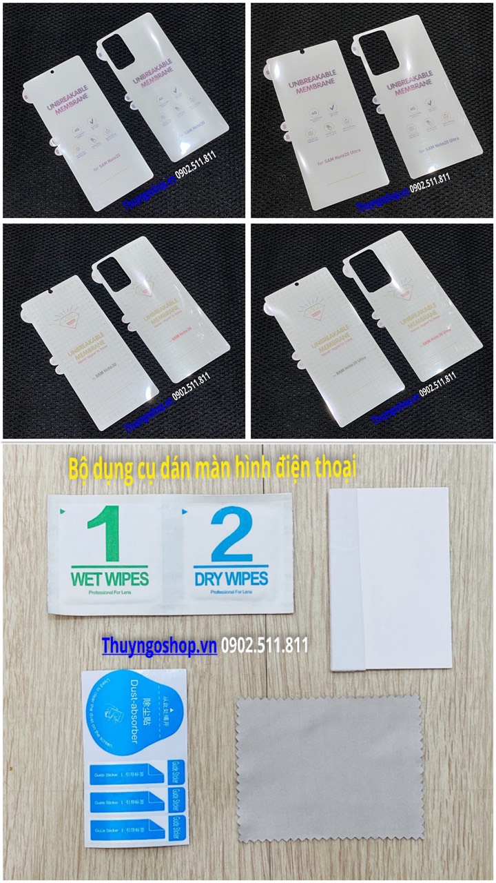 Dán dẻo chống trầy Samsung Note20 / Note20 Ultra