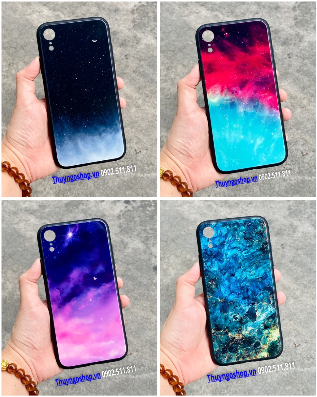 Ốp lưng kính màu loang Iphone 12 mini / 12 / 12 Pro / 11 Pro Max / 11 / 11 Pro / Xs Max / XR / X /Xs/7/8/ 7plus / 8 plus