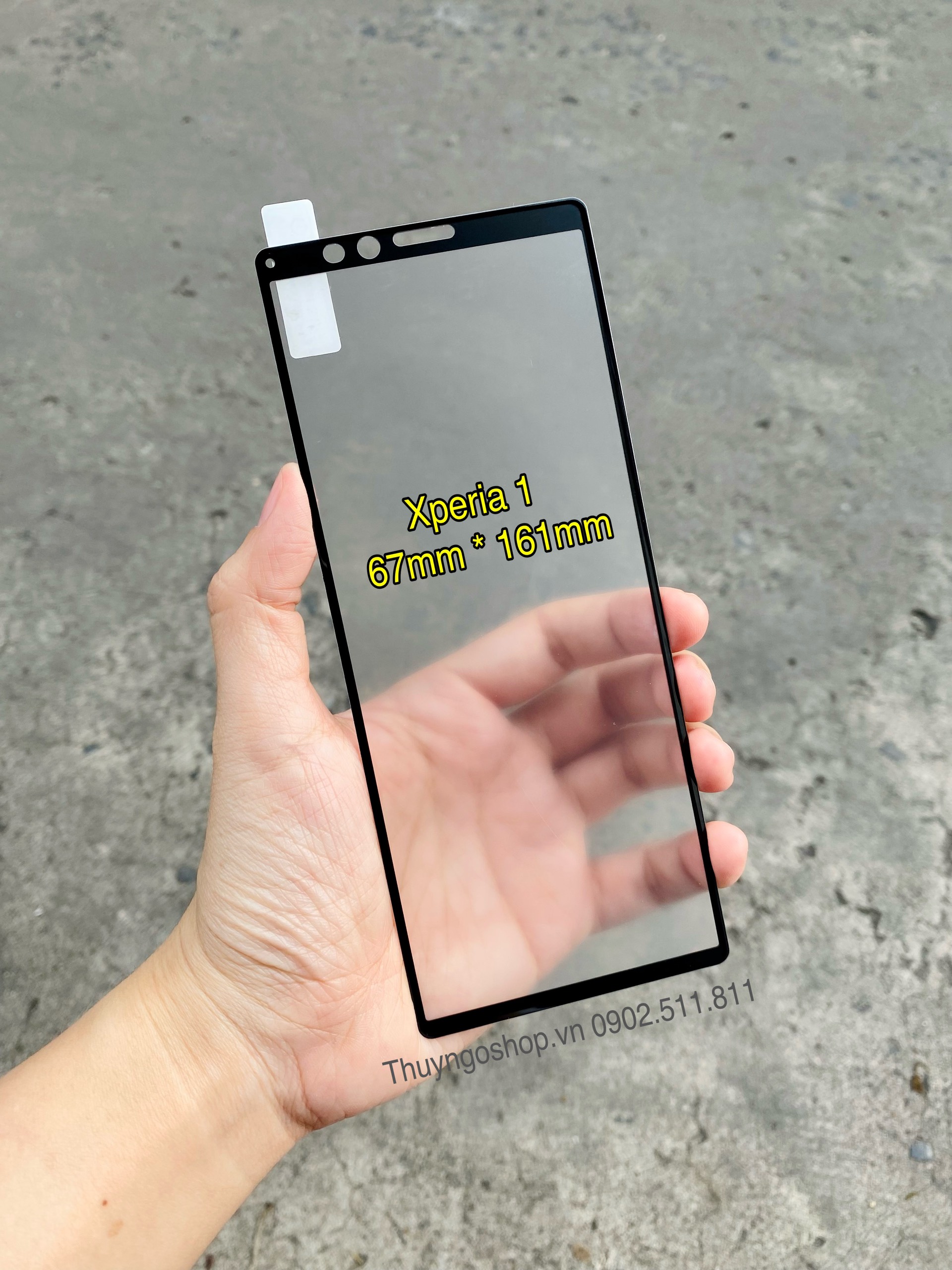 Kính cường lực chống bám vân tay Sony Xperia 1