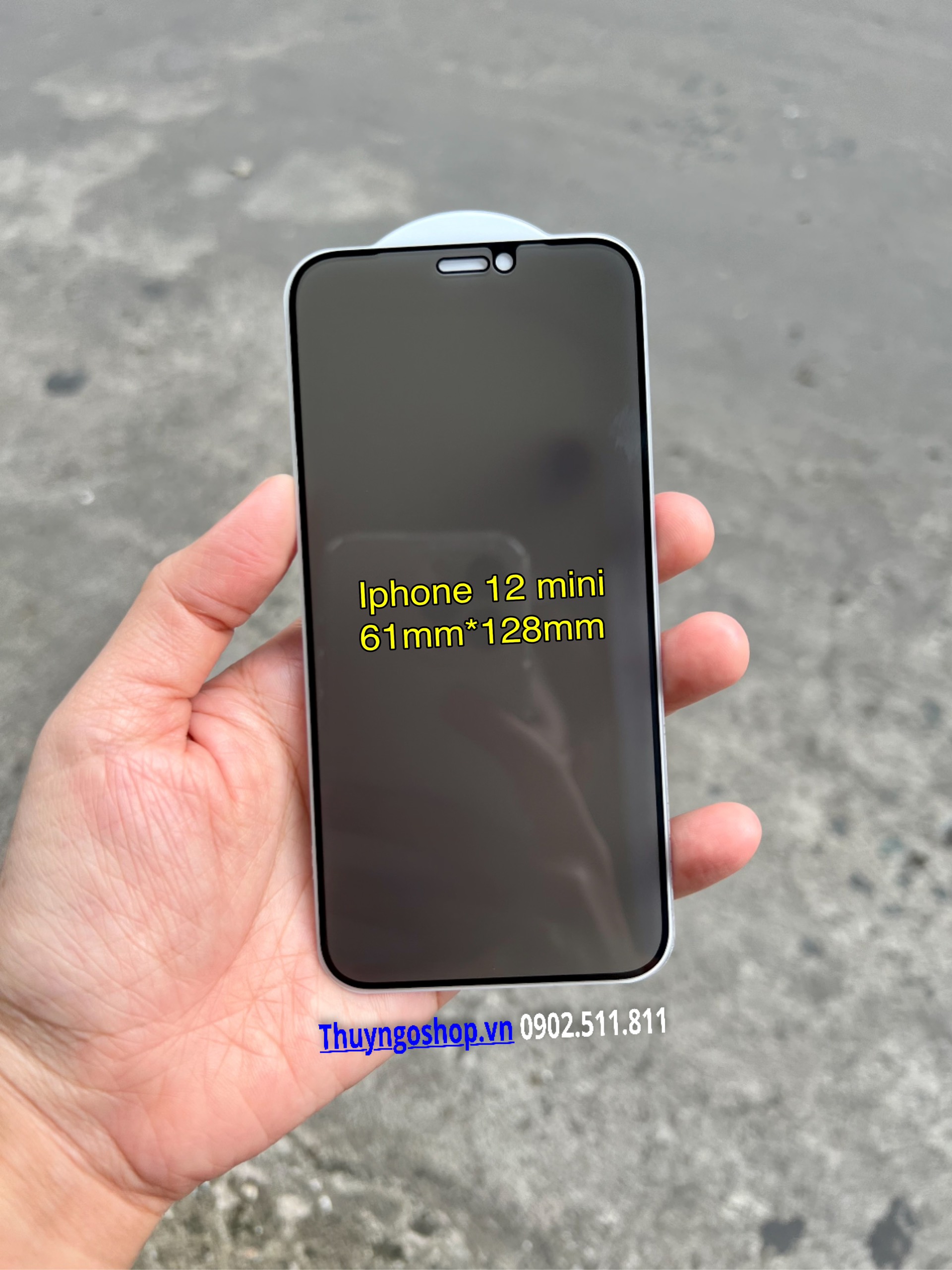 Kính cường lực chống nhìn trộm Iphone 12 mini