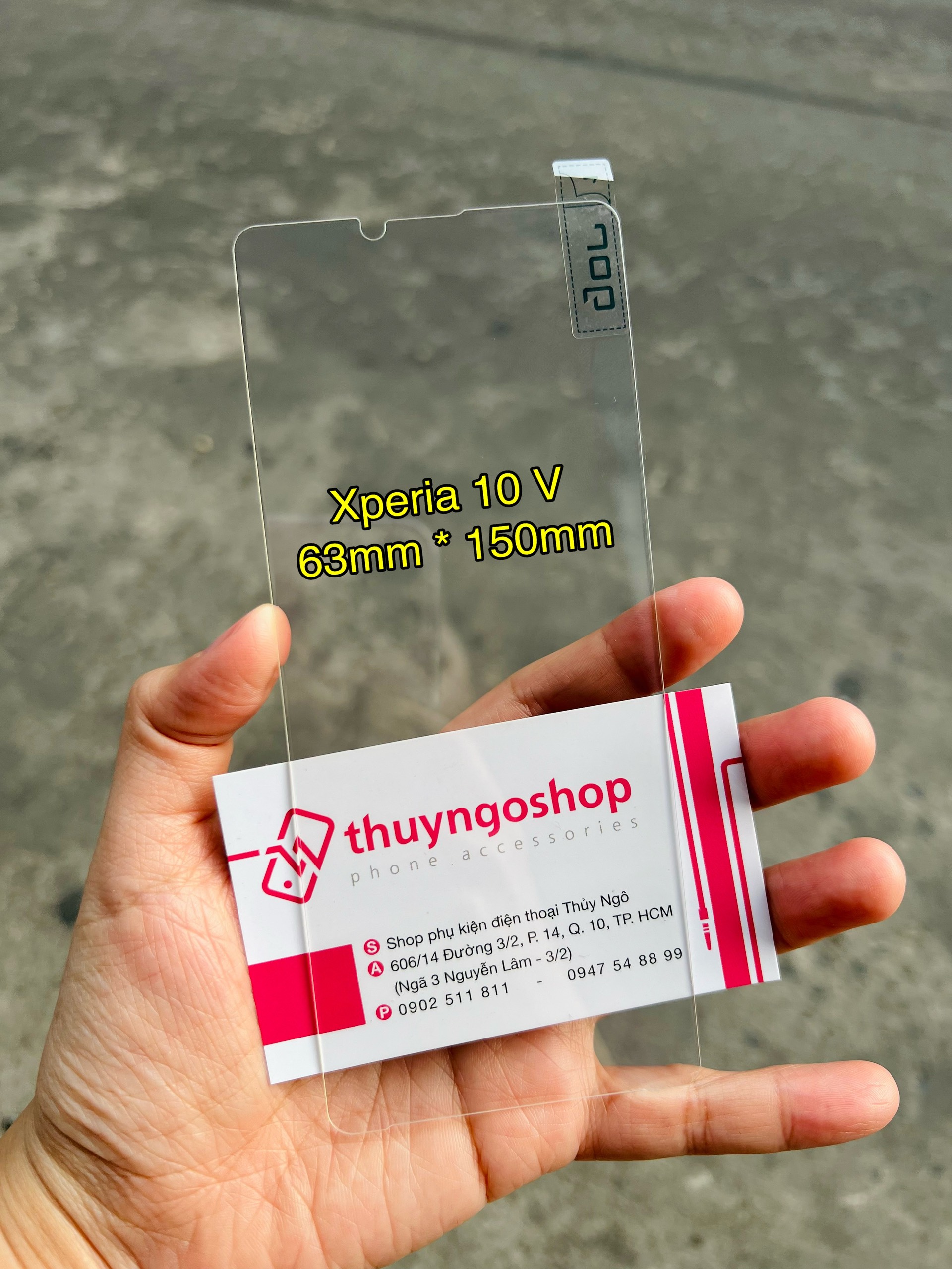 Kính cường lực trong suốt Sony Xperia 10 V chính hãng Gor