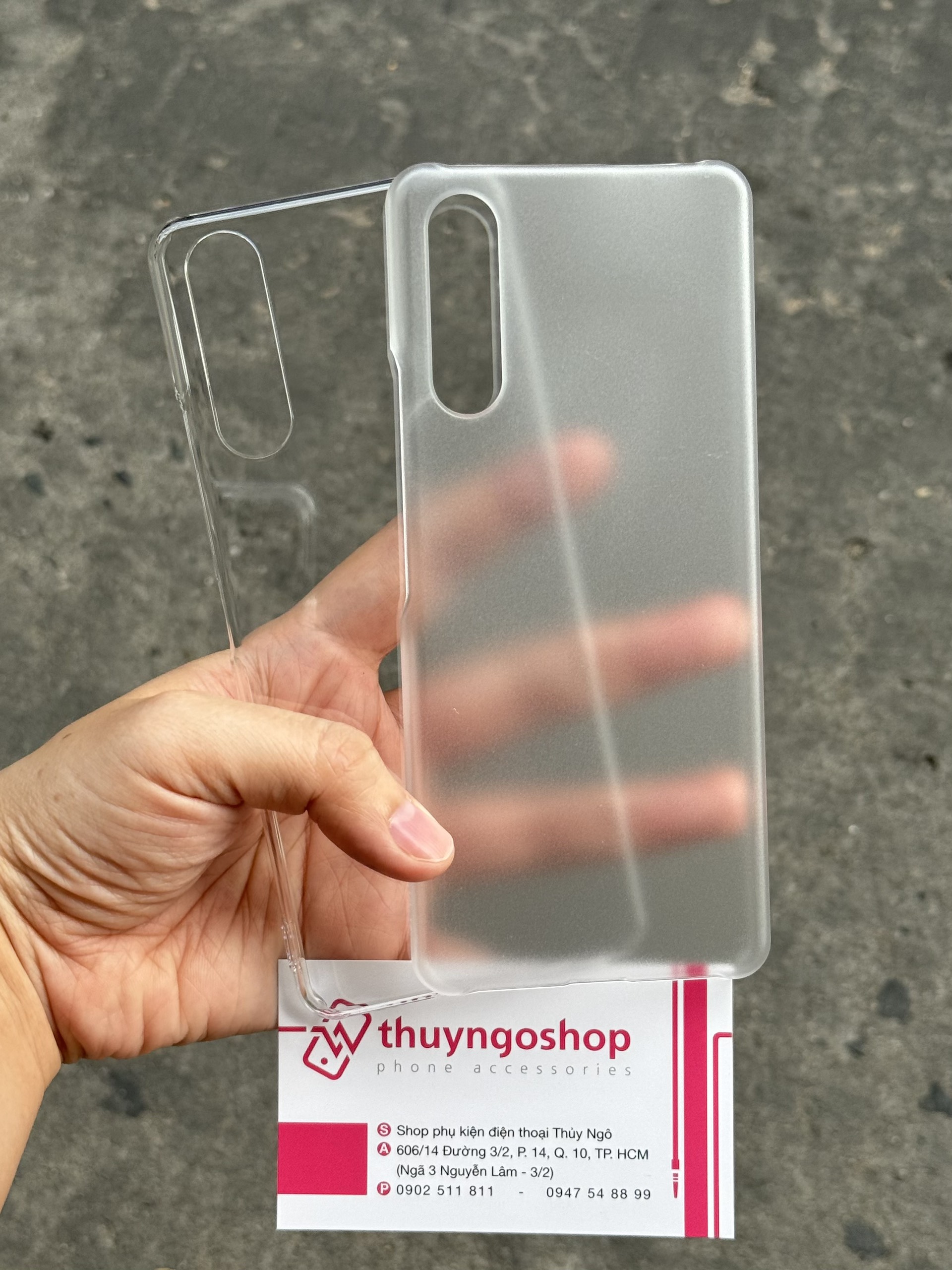 Ốp cứng siêu trong suốt / Mờ chống vân tay Sony Xperia 10 VI