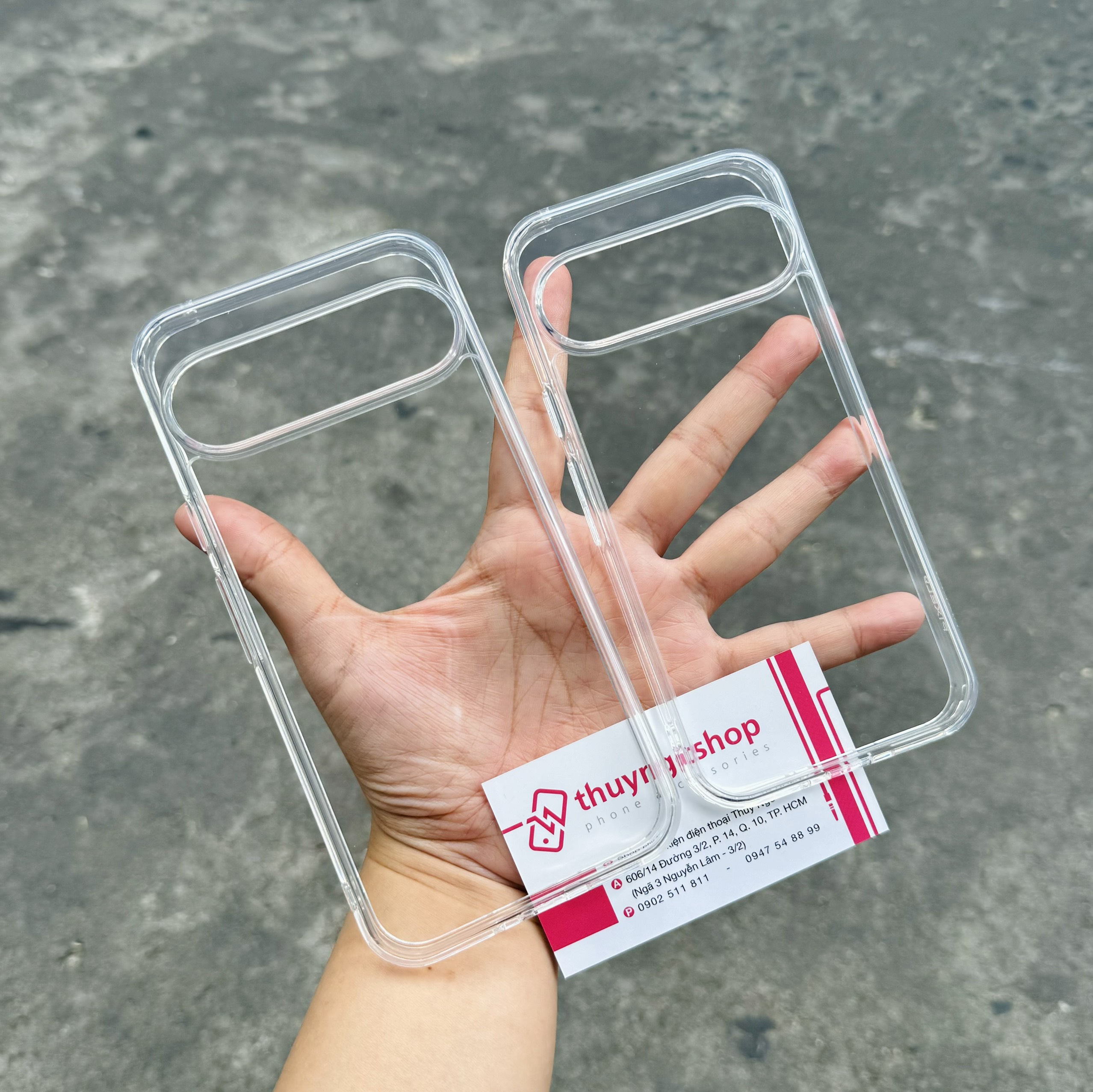 Ốp lưng trong suốt chống sốc Google Pixel 9 Pro XL