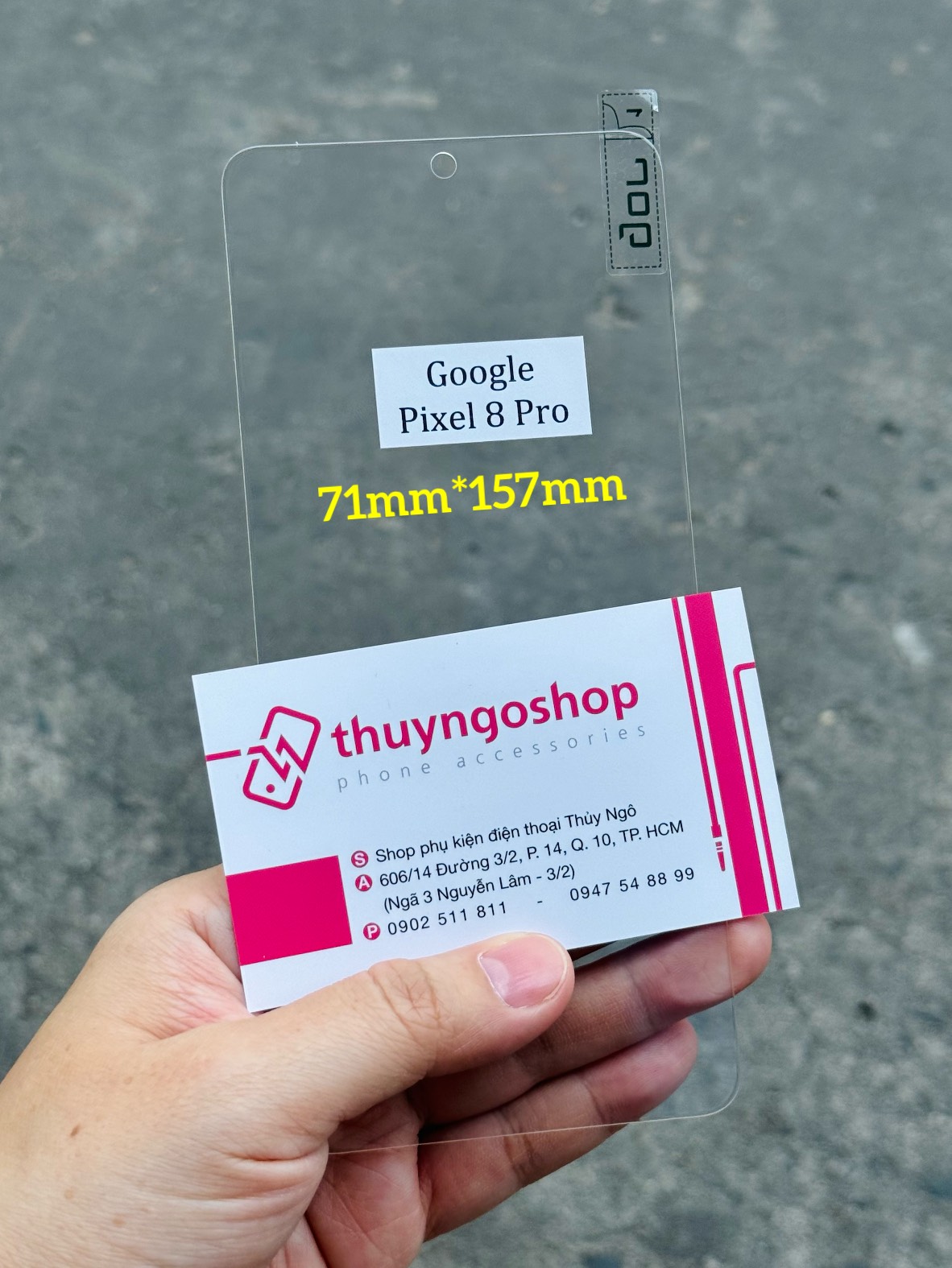 Kính cường lực GOR Google Pixel 8 Pro