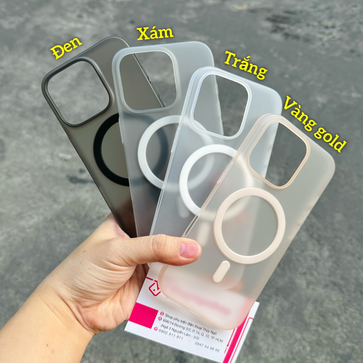 Ốp lưng siêu mỏng chống dấu vân tay iPhone 16 Pro Max