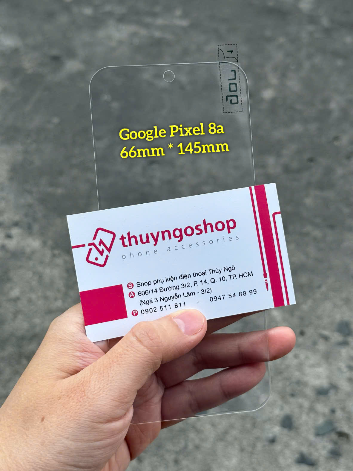 Kính cường lực GOR Google Pixel 8a