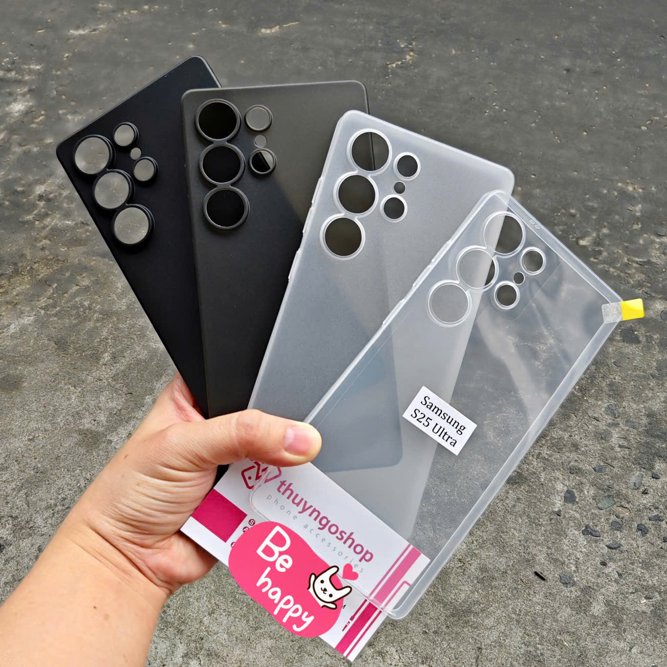 Ốp lưng nhám siêu mỏng full camera Samsung S25 Ultra