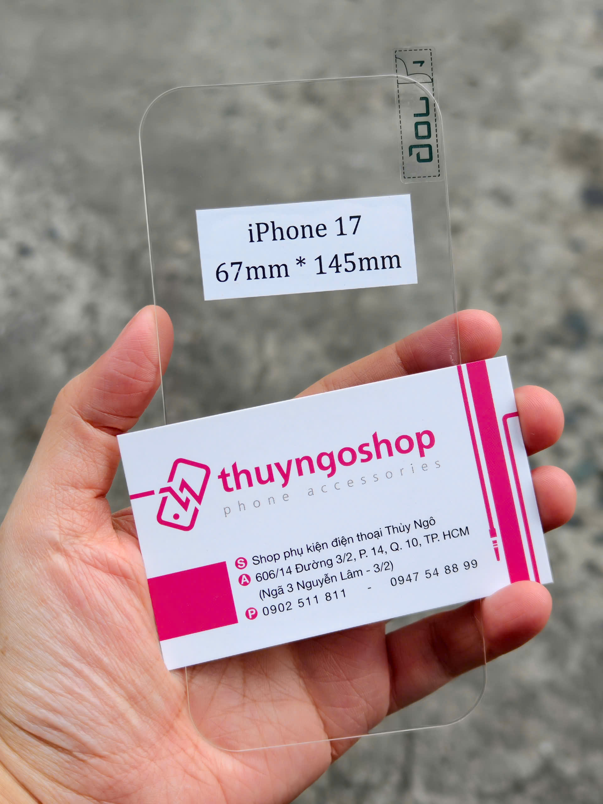 Kính cường lực GOR iPhone 17