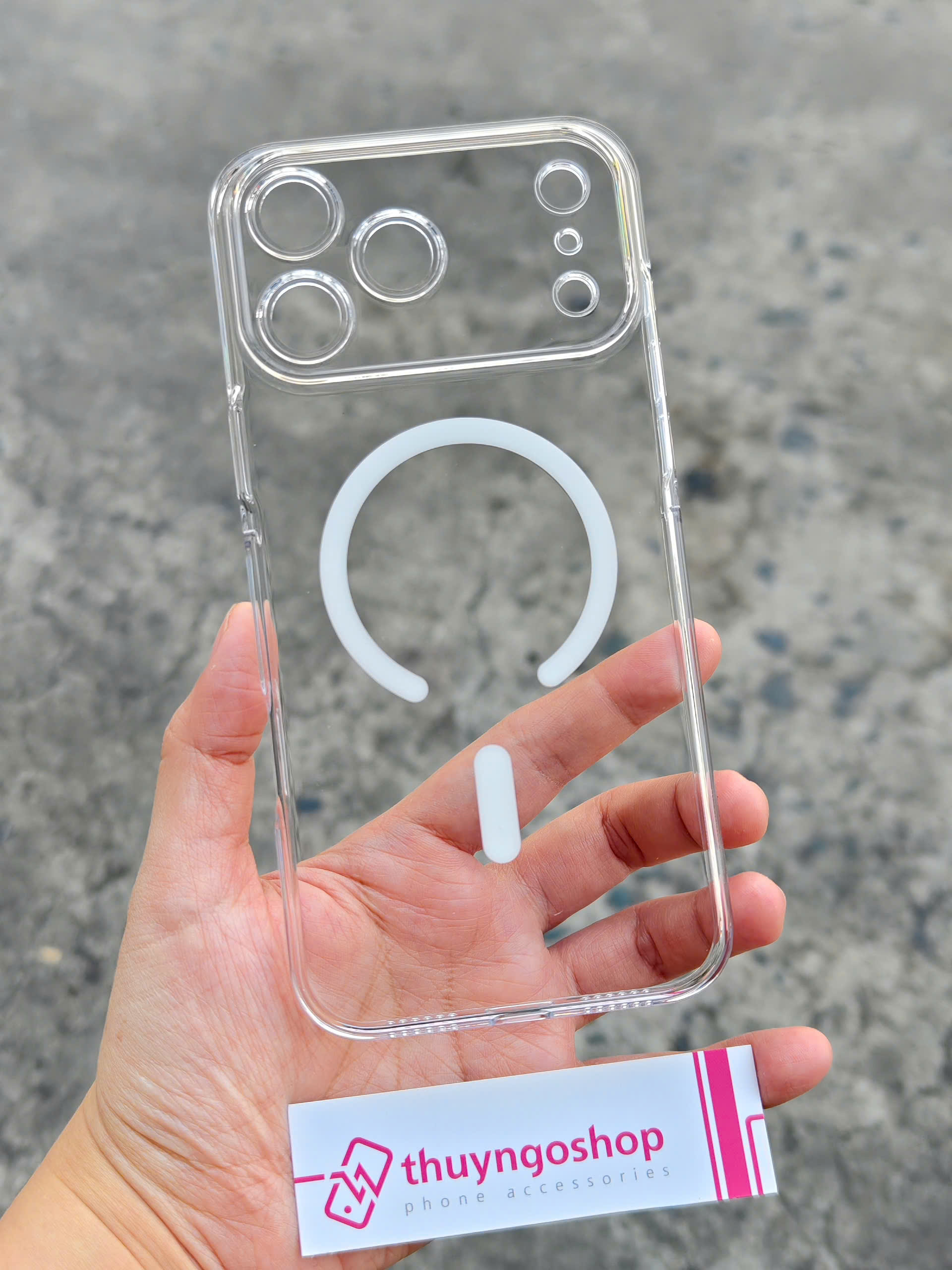 Ốp lưng cứng chống ố full camera  iPhone 17 Pro Max Memumi
