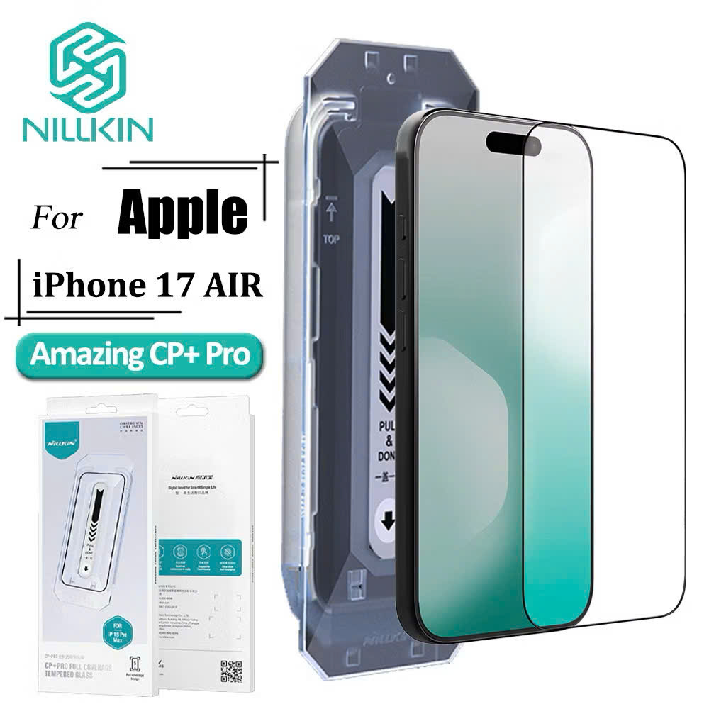 Kính cường lực NILLKIN CP+ Pro iPhone 17 Air  (viền đen mỏng) kèm khung dán