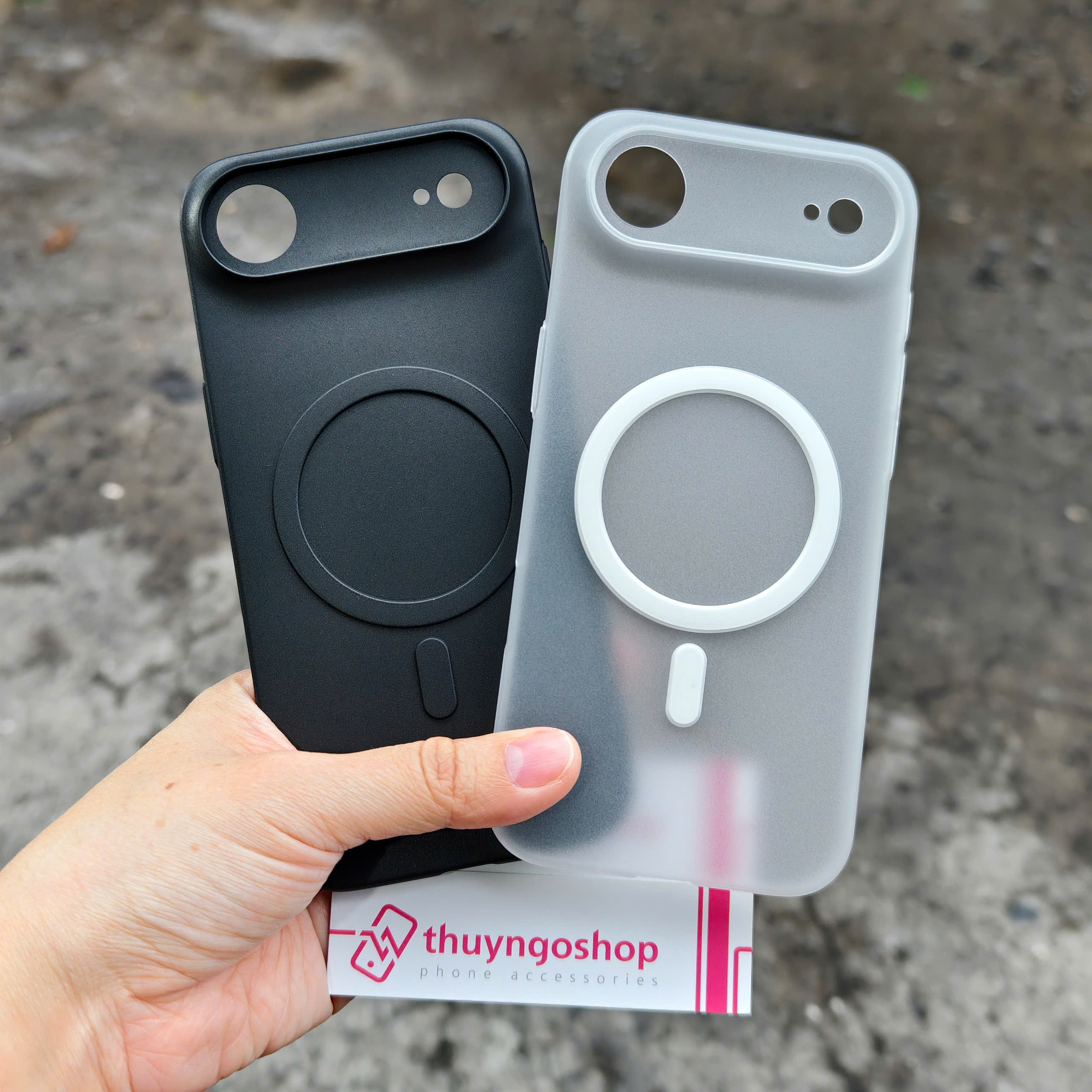 Ốp lưng mỏng chống dấu vân tay iPhone 17 Air (nam châm hít)