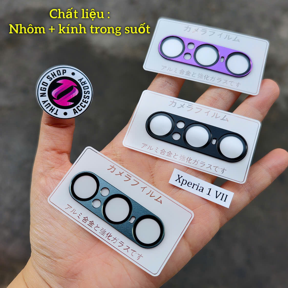 Dán bảo vệ chống trầy camera Sony Xperia 1 VII