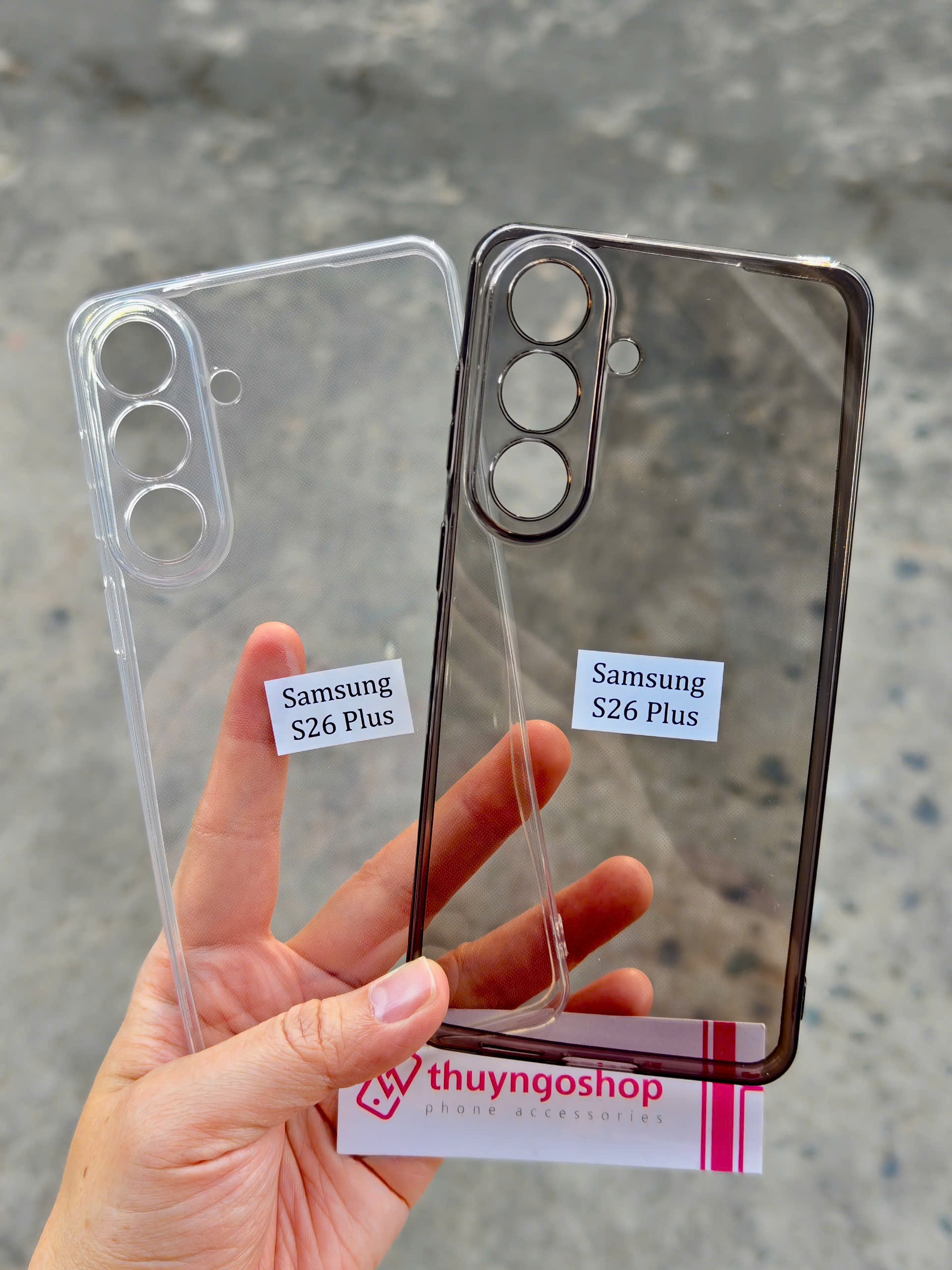 Ốp lưng silicon siêu dẻo (loại mỏng) Samsung S26 Plus