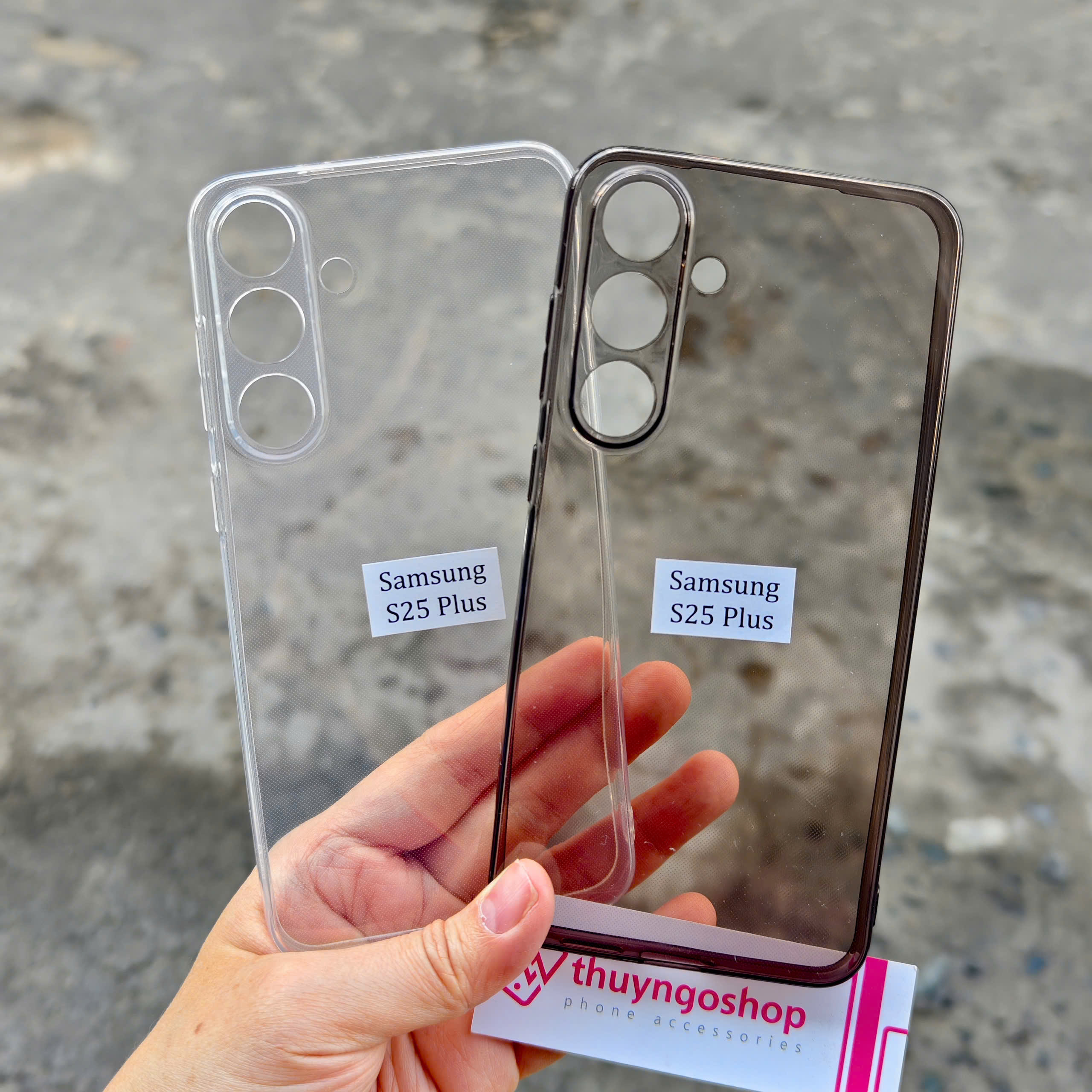 Ốp lưng silicon siêu dẻo (loại mỏng) Samsung S25 Plus