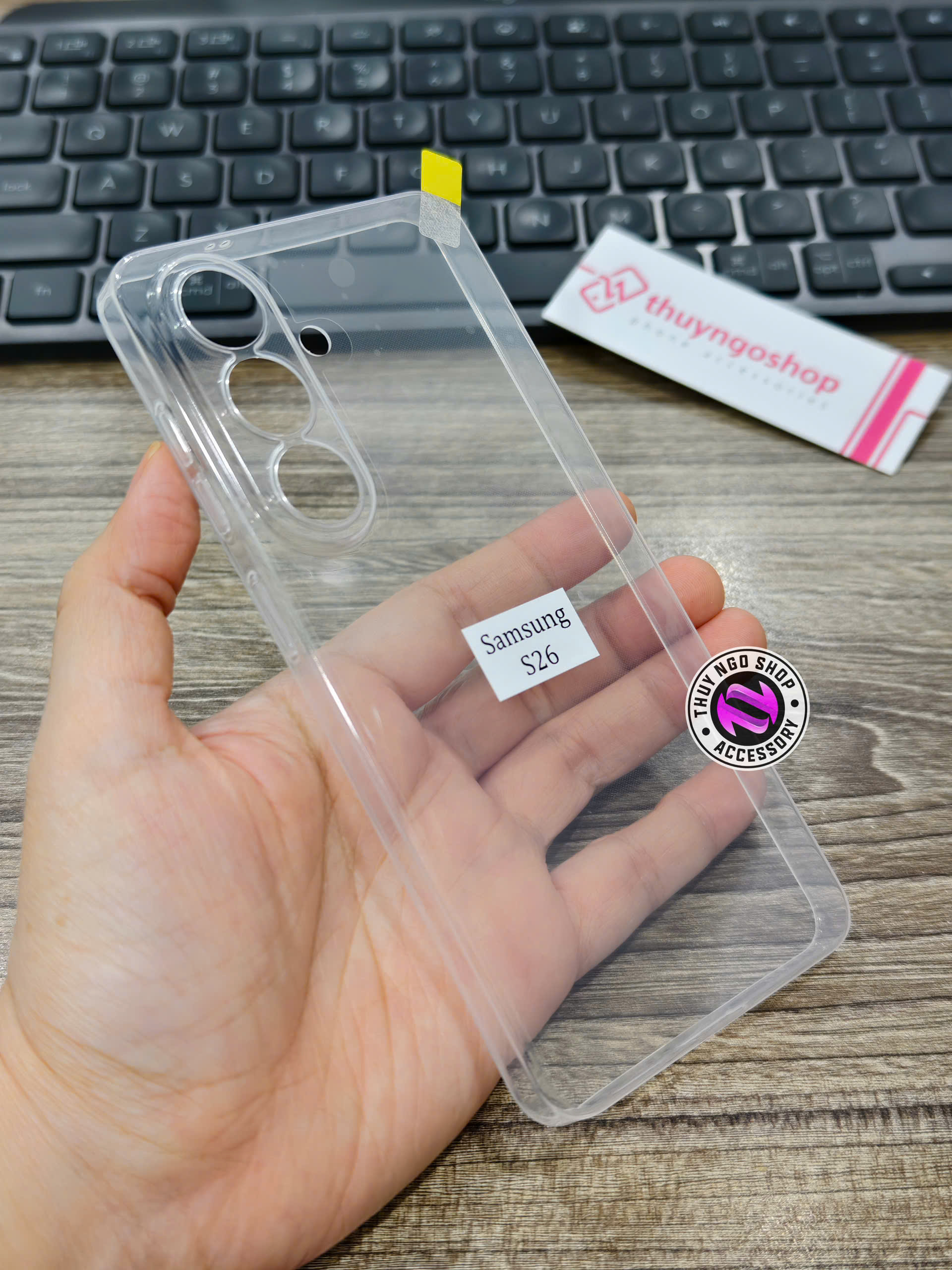 Ốp lưng trong suốt siêu mỏng Samsung S26