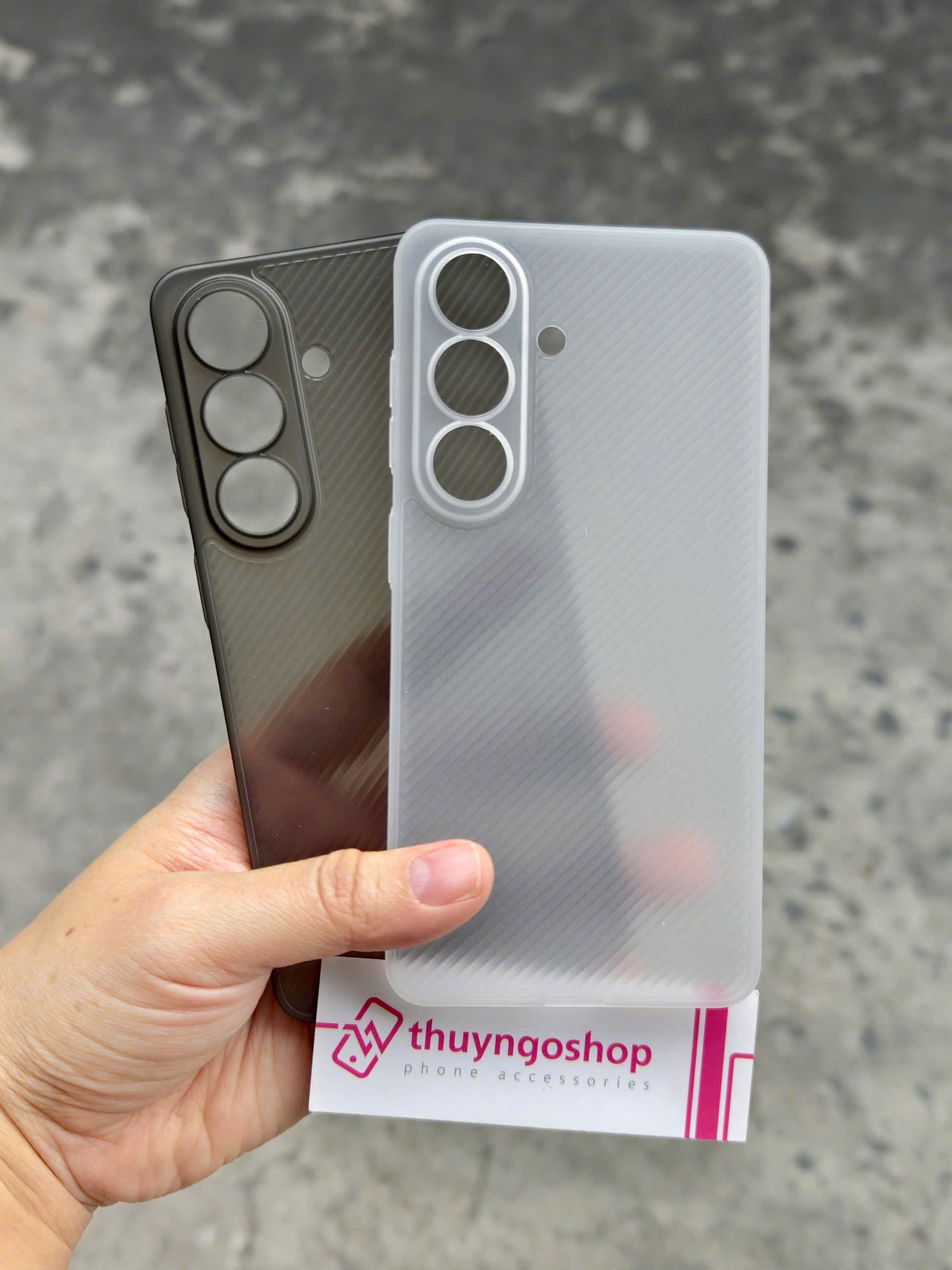 Ốp lưng nhựa cứng mỏng chống trơn trượt Samsung S26 Plus