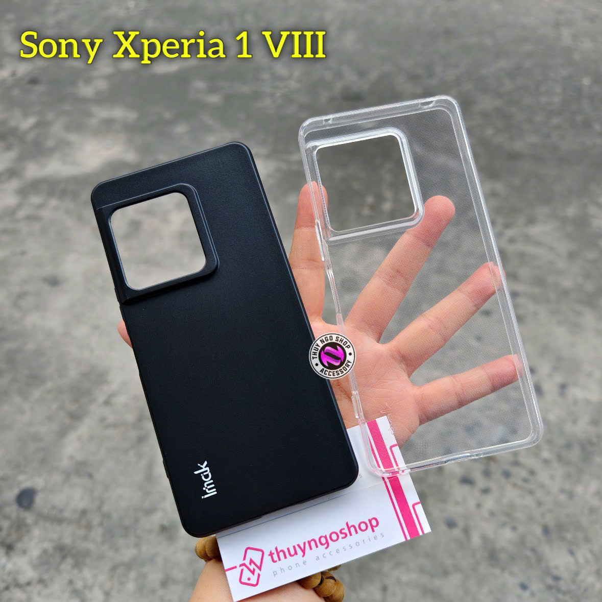 Ốp lưng silicon dẻo (loại mỏng) Sony Xperia 1 VIII chính hãng imak