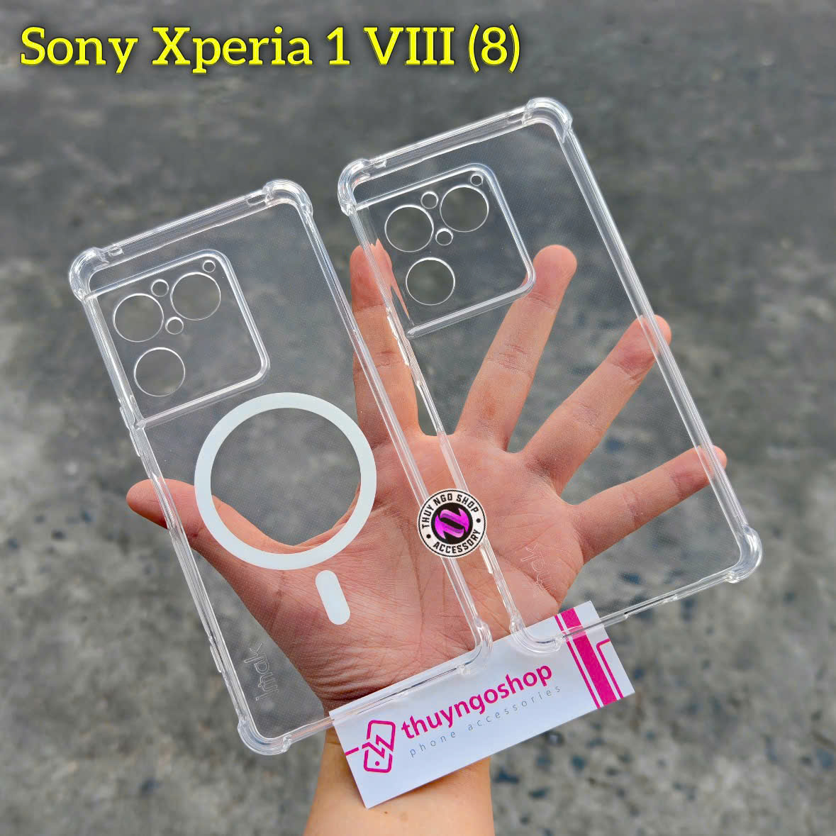 Ốp dẻo chống sốc full camera Sony Xperia 1 VIII (8) chính hãng imak