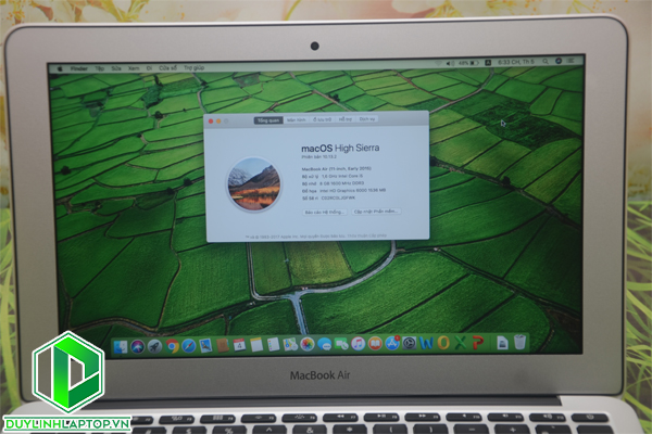 Macbook Air 11.6 inch 2015 MJVM2 Core i5-5250U 120GB 8GB RAM 1.6GHz - Like new