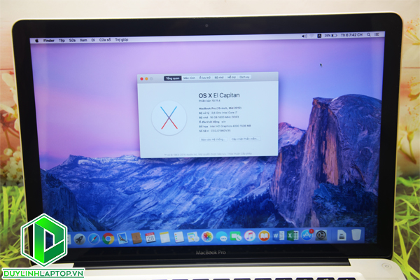 MacBook Pro 15 inch - 2012- MD104 CTO 16GB