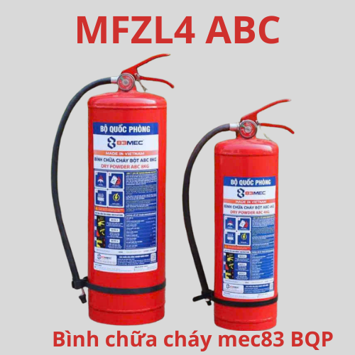 Bình Chữa cháy MFZL4 Mec83-Bộ Quốc Phòng