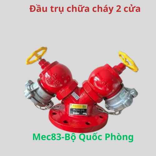đầu trụ chữa cháy 2 cửa D65-Mex83-Bộ Quốc Phòng