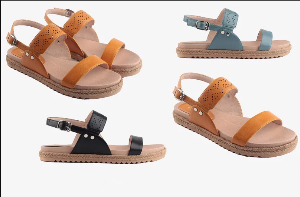 Giày sandal nữ đế cói