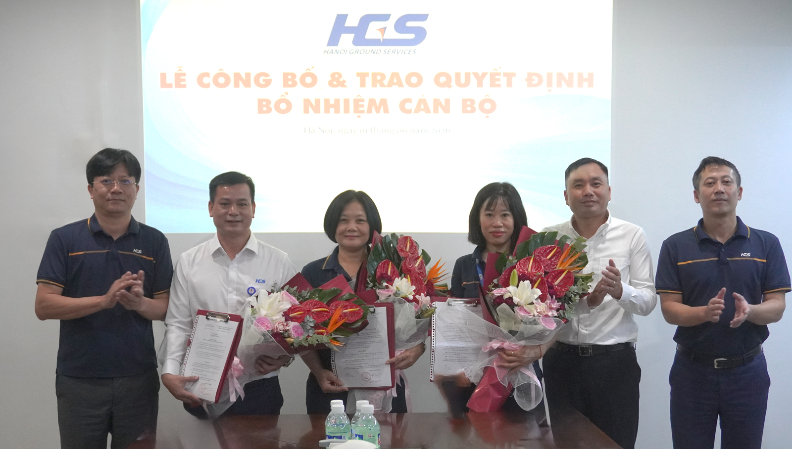 HGS Bổ nhiệm cán bộ và khen thưởng vận động viên tham dự Hội Thao ACV 2026