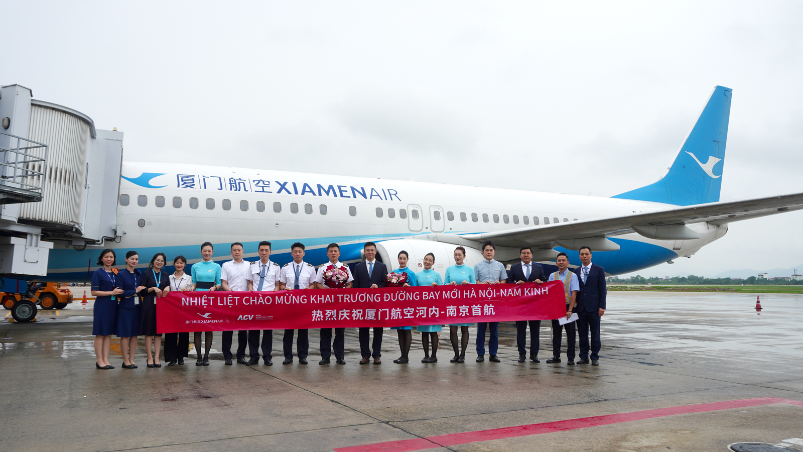 HGS CHÚC MỪNG XIAMEN AIRLINES KHAI TRƯƠNG ĐƯỜNG BAY HÀ NỘI – NAM KINH