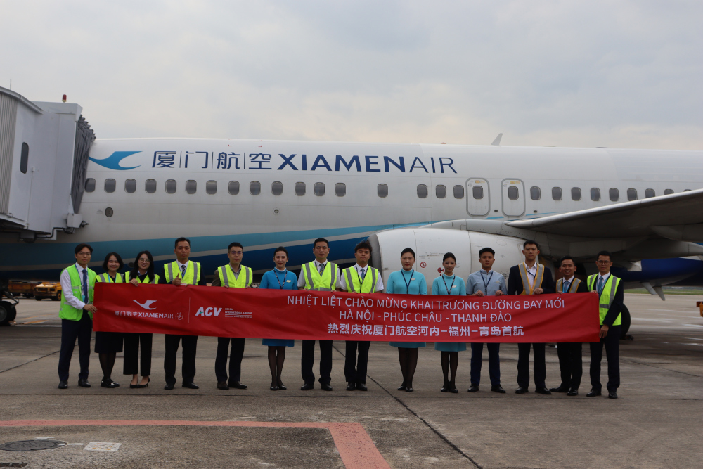 Xiamen Air chính thức khai trương đường bay mới kết nối Hà Nội – Phúc Châu – Thanh Đảo