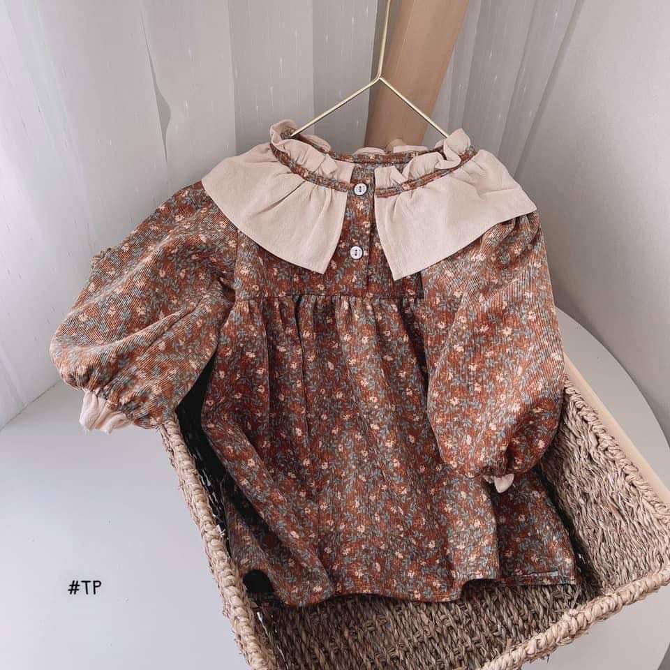 Đầm Váy Babydoll hoa nhí dáng dài nhung lì vintage phong cách Hàn Quốc Váy  hoa nhí nàng thơ | Shopee Việt Nam