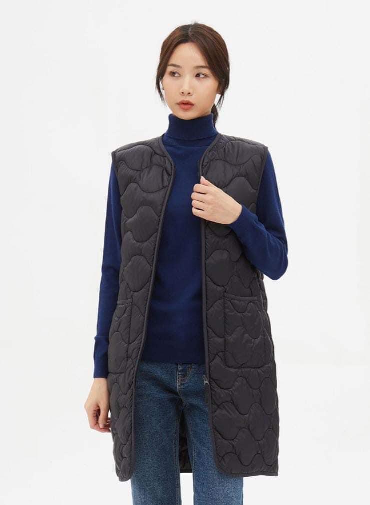 Áo vest gile dáng dài - áo dài 82 cm - Form đẹp - Áo vest, blazer nữ |  ThờiTrangNữ.vn