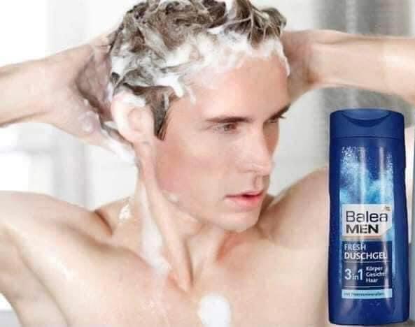 Sữa tắm, gội, rửa mặt Balea Men 3in1 Fresh Duschgel