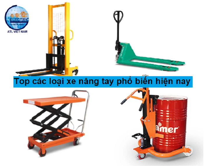 Tổng hợp các loại xe nâng tay hiện nay trên thị trường
