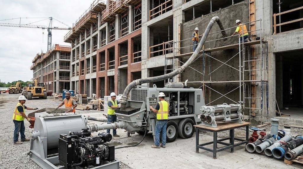 Giá Máy Bơm Vữa Công Suất Lớn: Mức Giá Và Kinh Nghiệm Chọn Máy