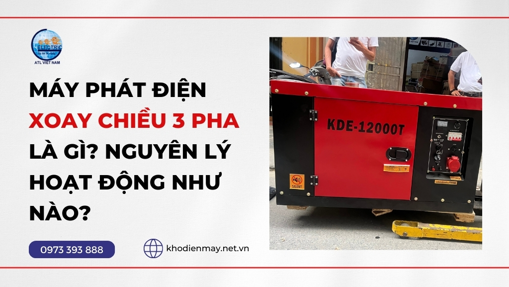 Máy Phát Điện Xoay Chiều 3 Pha Là Gì? Nguyên Lý Hoạt Động Như Nào?