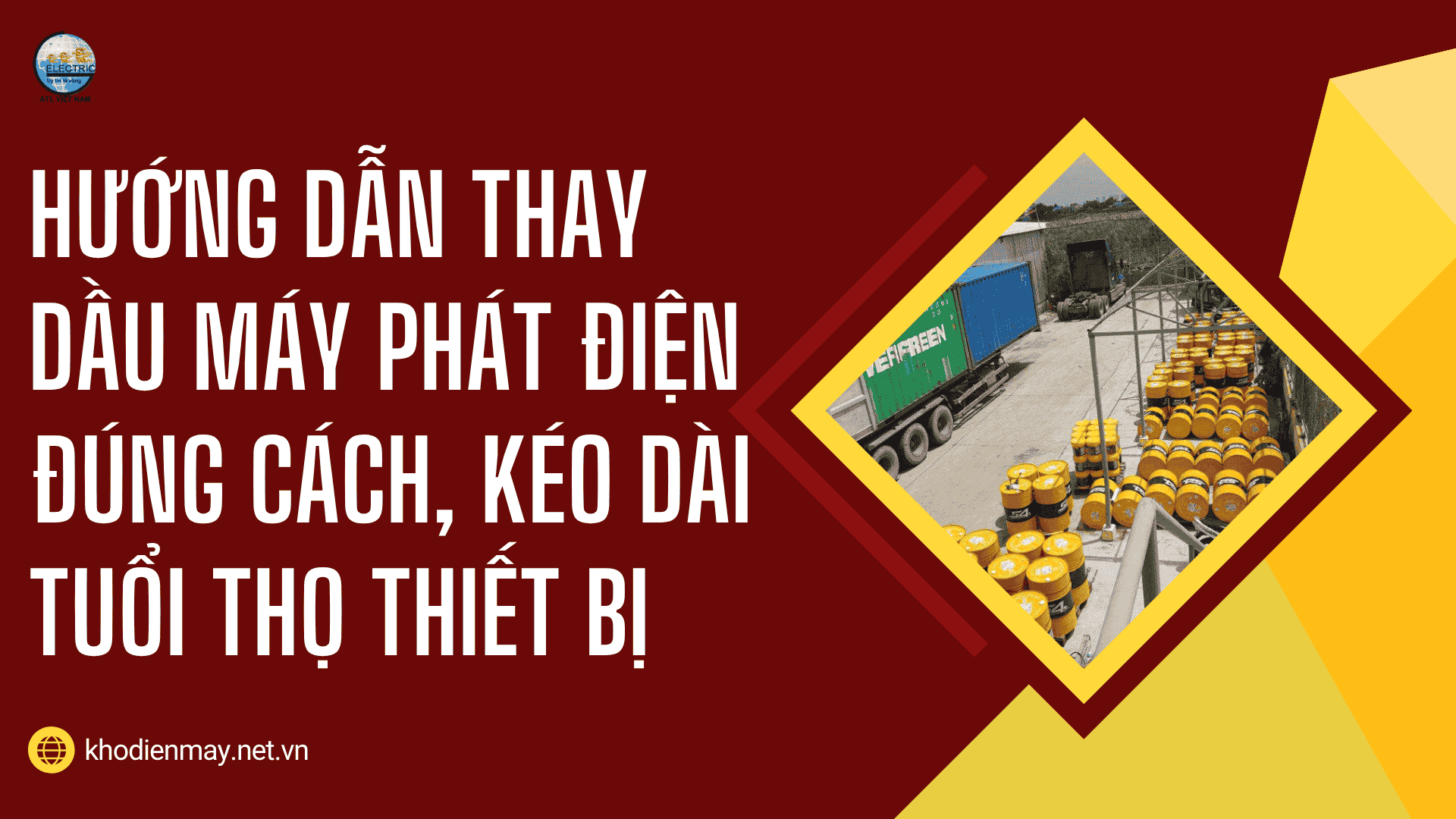 Hướng dẫn thay dầu máy phát điện đúng cách, kéo dài tuổi thọ thiết bị