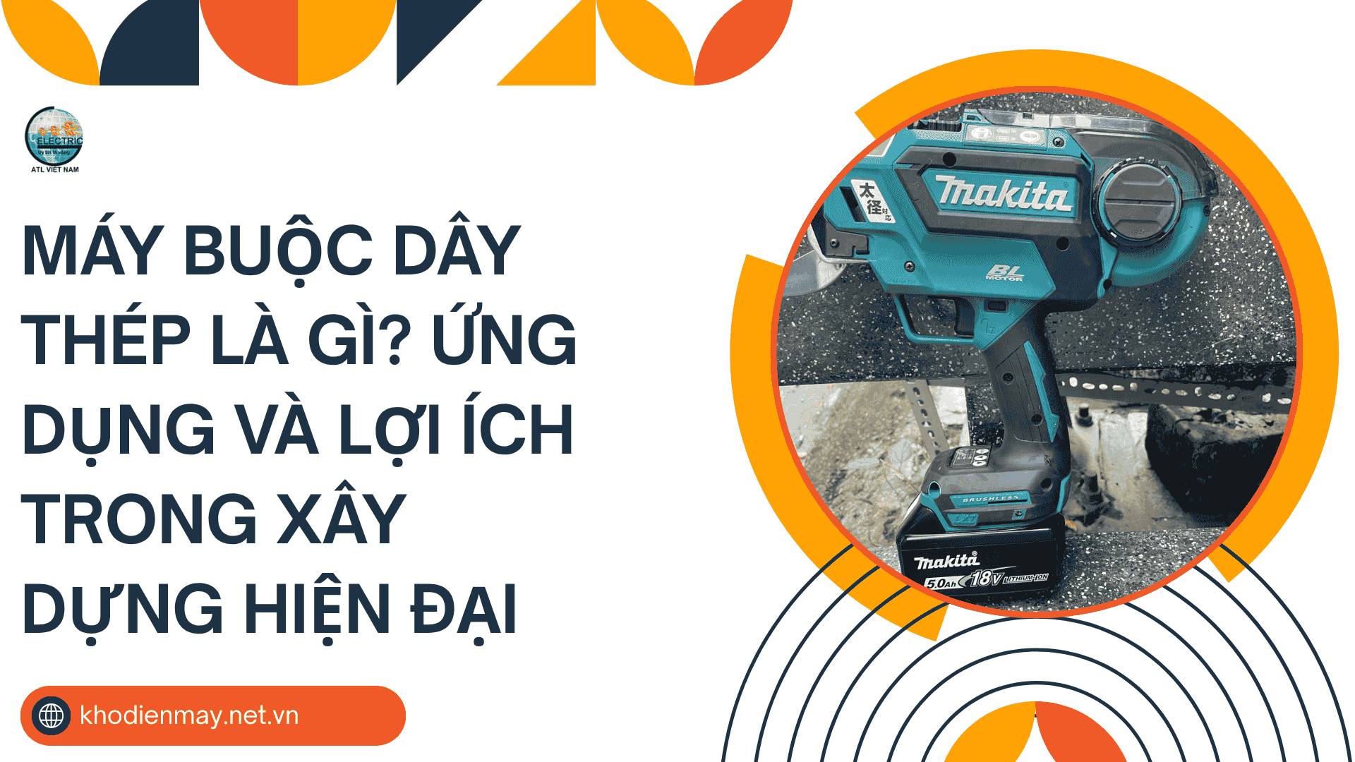 Máy buộc dây thép là gì? Ứng dụng và lợi ích trong xây dựng hiện đại