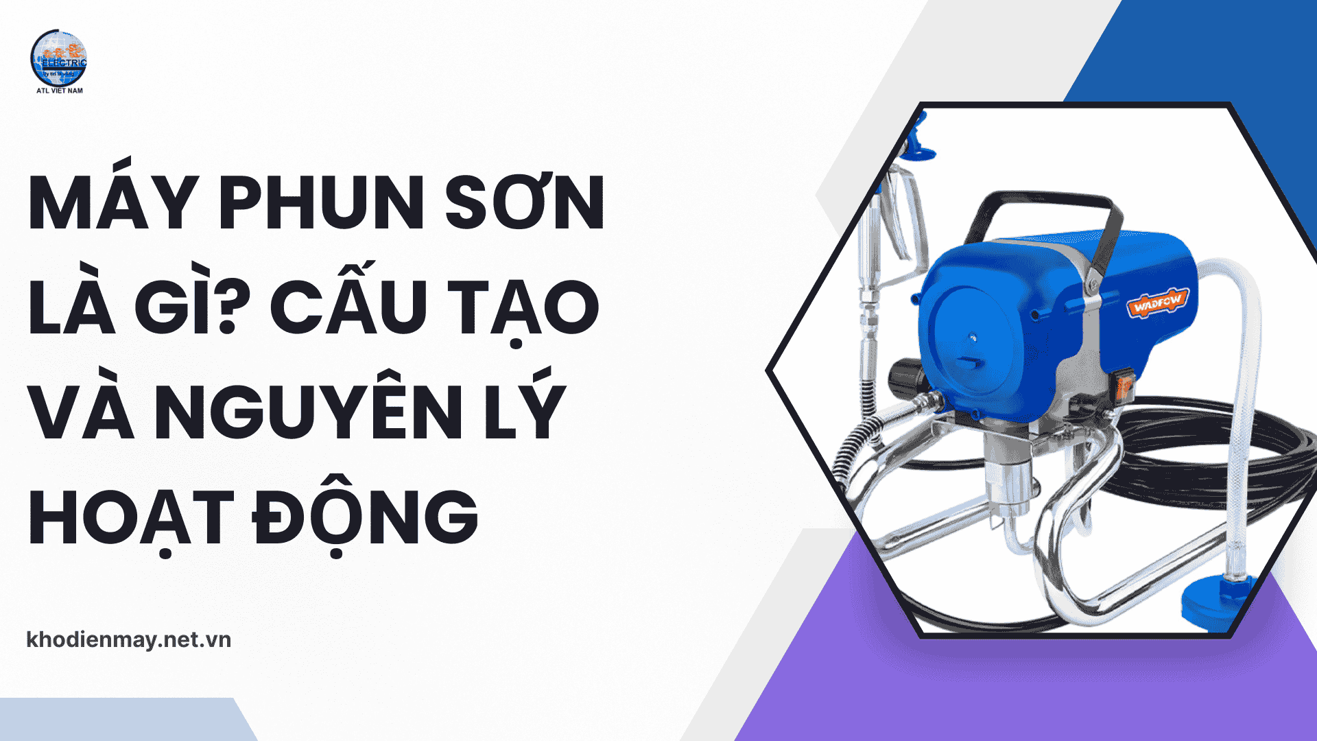 Máy phun sơn là gì? Cấu tạo và nguyên lý hoạt động