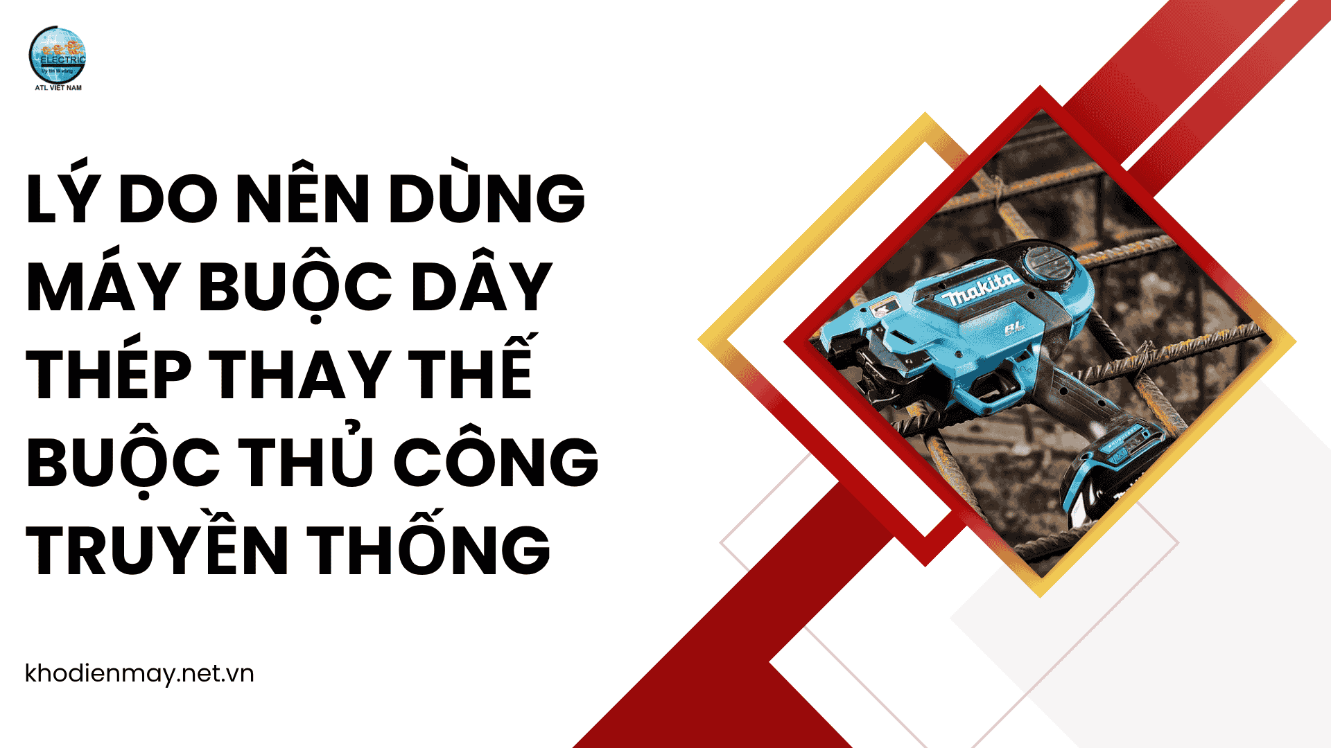 Lý do nên dùng máy buộc dây thép thay thế buộc thủ công truyền thống
