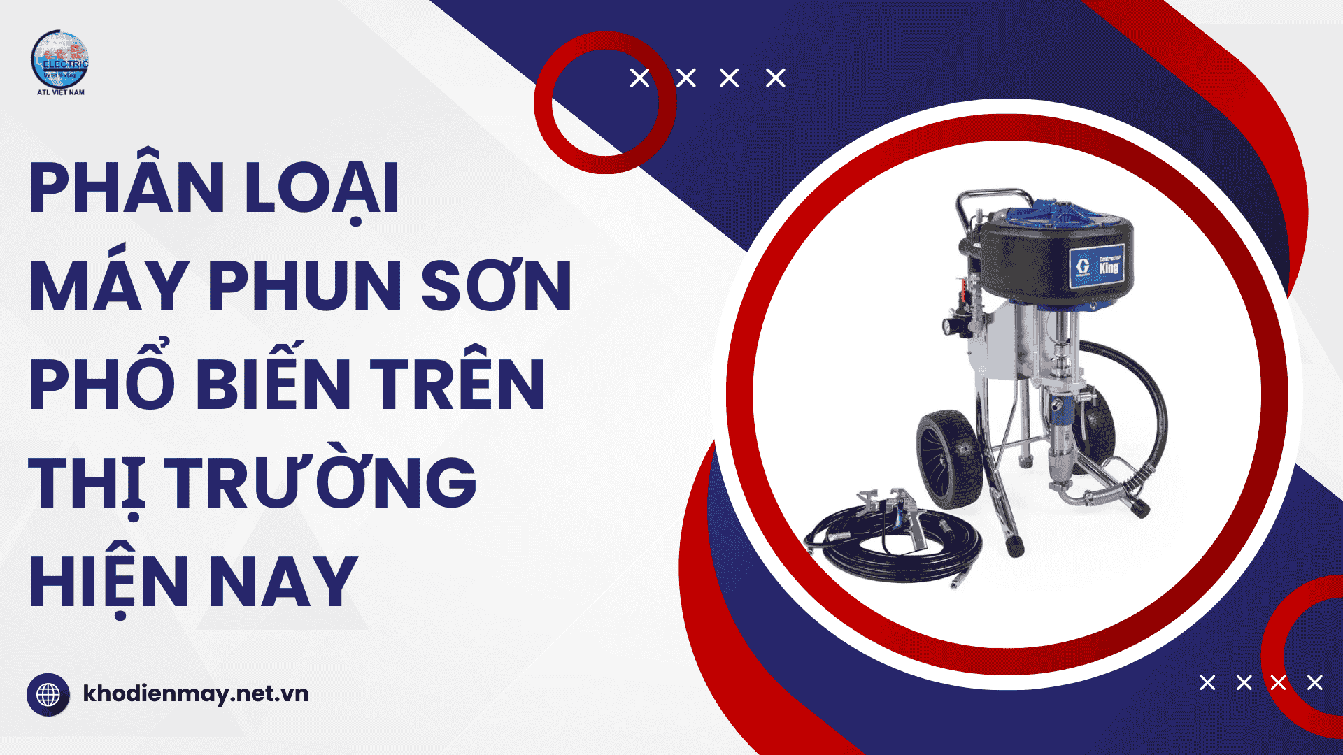 Phân loại máy phun sơn phổ biến trên thị trường hiện nay