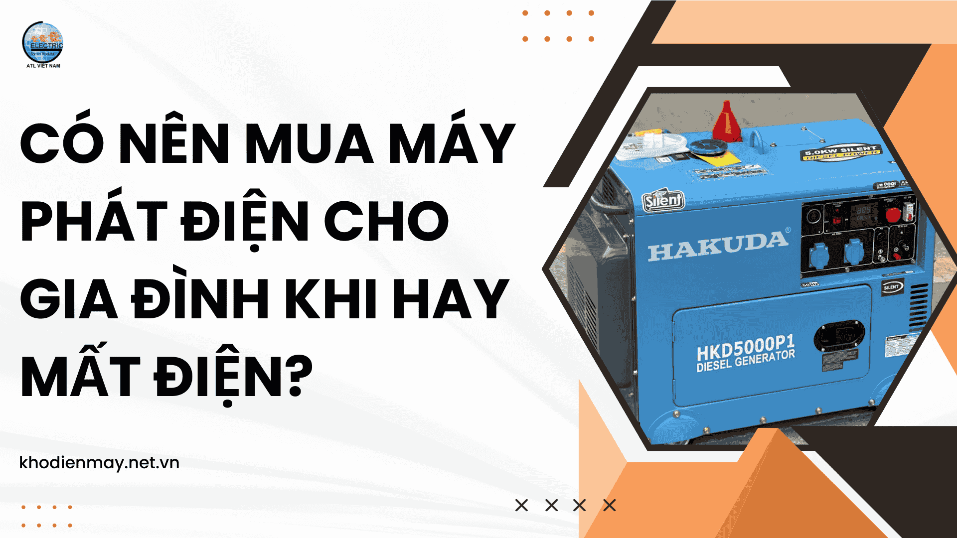 Có nên mua máy phát điện cho gia đình khi hay mất điện?