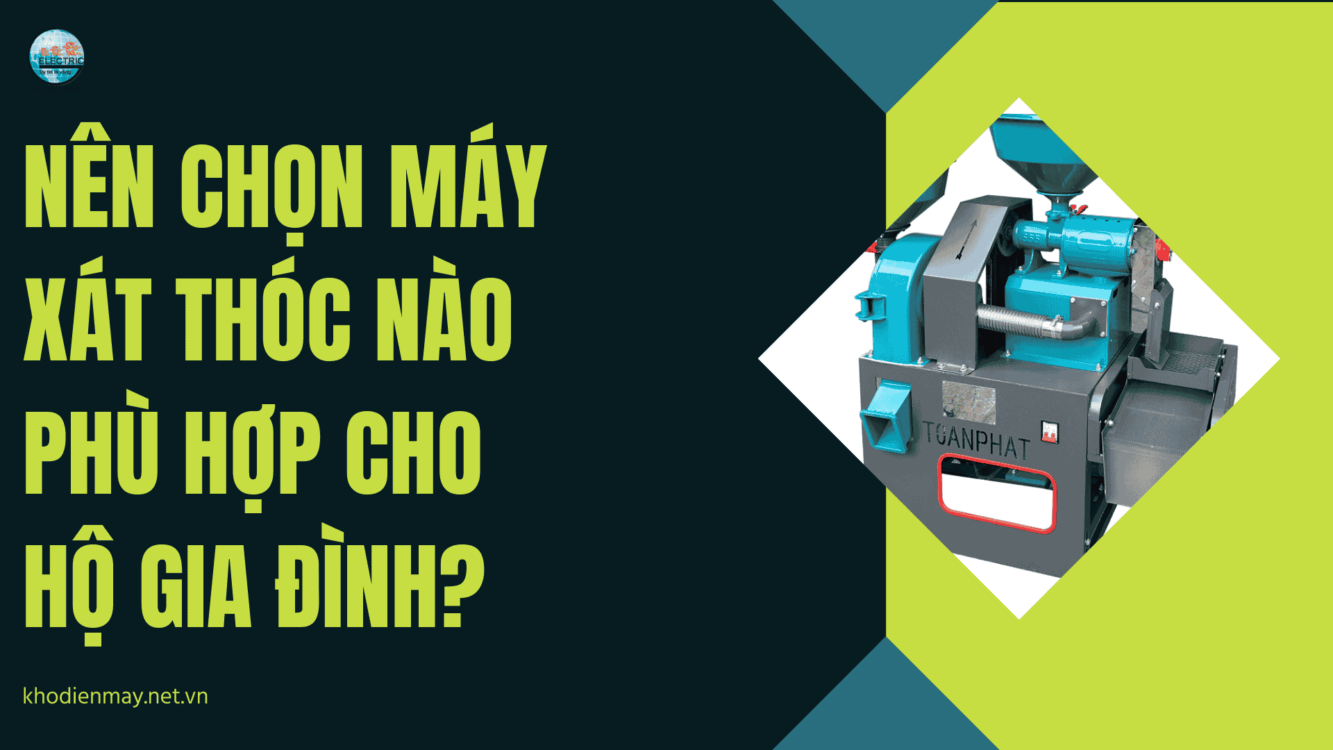Nên chọn máy xát thóc nào phù hợp cho hộ gia đình?