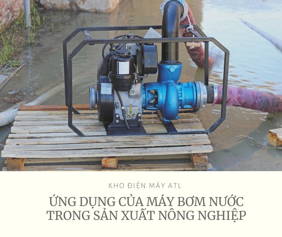 Ứng dụng của máy bơm nước trong sản xuất nông nghiệp