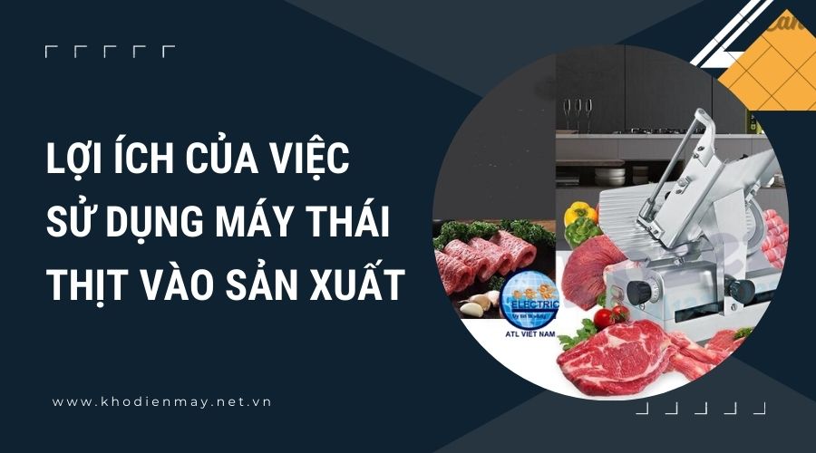 Lợi ích của việc sử dụng máy thái thịt vào sản xuất