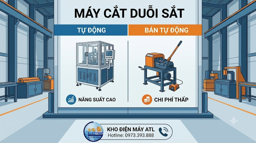 Máy Cắt Duỗi Sắt Tự Động Hay Bán Tự Động Tốt Hơn? So Sánh Chi Tiết Và Cách Chọn