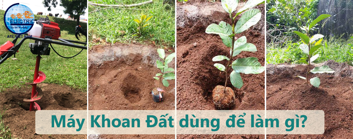 Máy khoan đất dùng để làm gì?