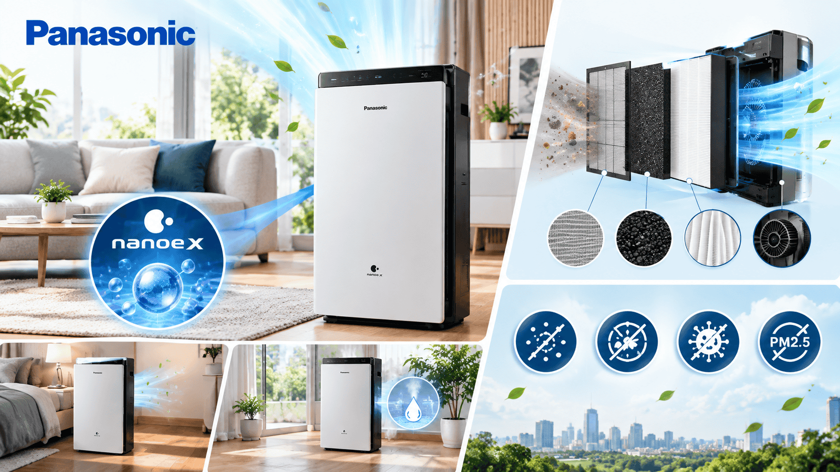Máy Lọc Không Khí Panasonic Chính Hãng – Tư Vấn Chọn Máy